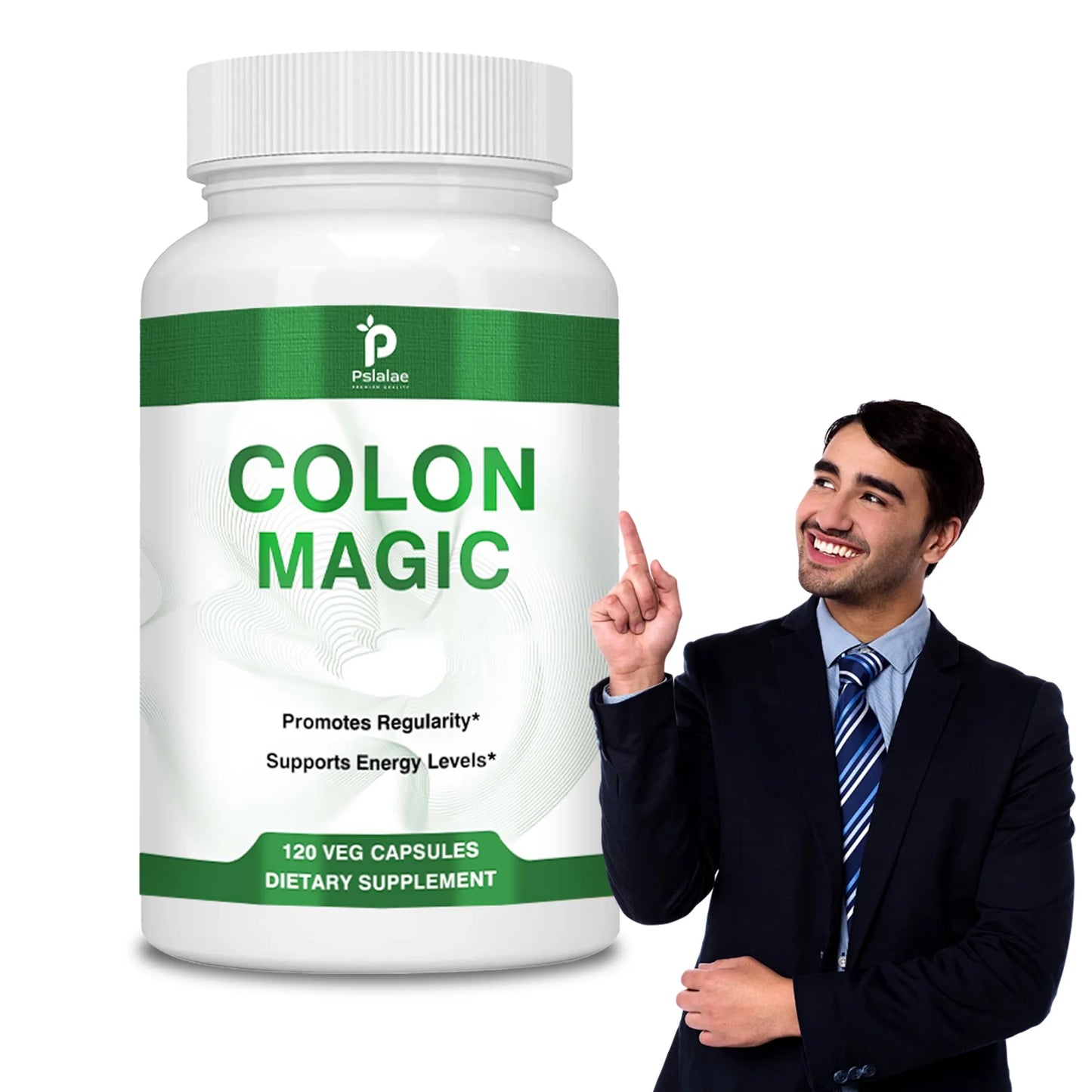 Colon Detox and Cleanse - Contains Psyllium Husk for A Healthy Stomach and Clean Gut - 120 Capsules