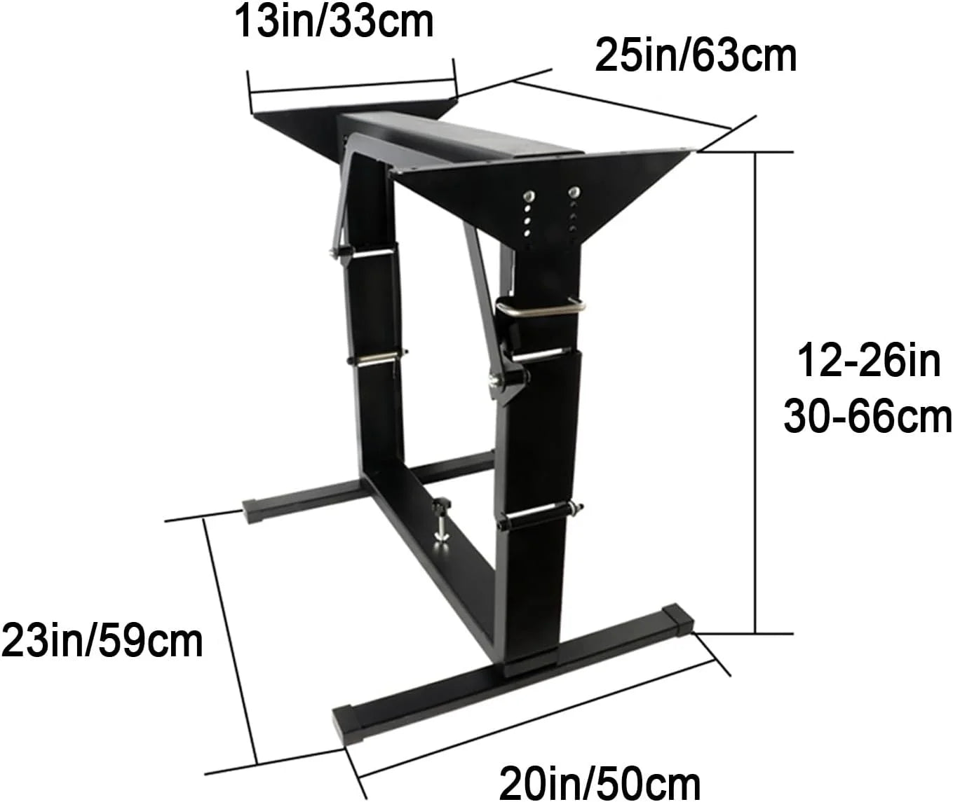 Black Folding Table Leg/Bed Base for RV, camper dining table base, suitable for caravan yacht and various outdoor activities