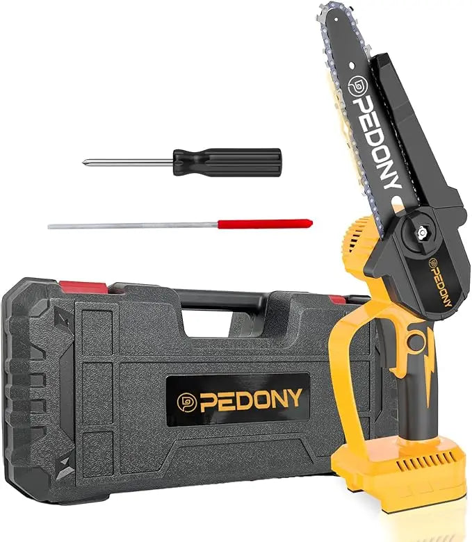 [No battery] Mini Chain Saw Suitable for Dewalt 20v Battery, 6-inch, Wireless Chain saw with Safety Lock