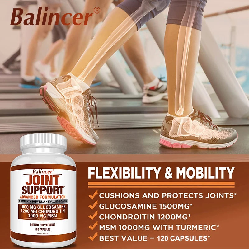 Balincer Joint Support, Contains Chondroitin + Glucosamine Nutritional Supplement, Strong Bones, Keep Joints Moving Smoothly