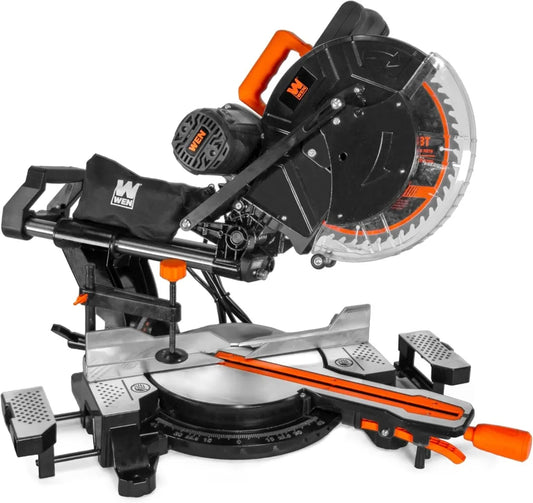 15-Amp 12-Inch Dual-Bevel Sliding Compound Miter Saw with Laser (MM1213)