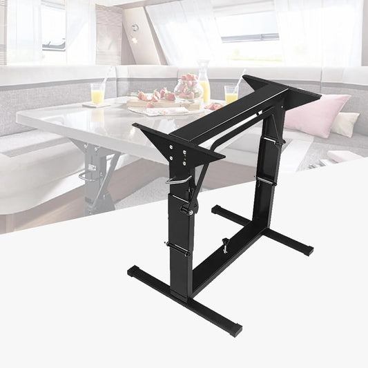 Black Folding Table Leg/Bed Base for RV, camper dining table base, suitable for caravan yacht and various outdoor activities